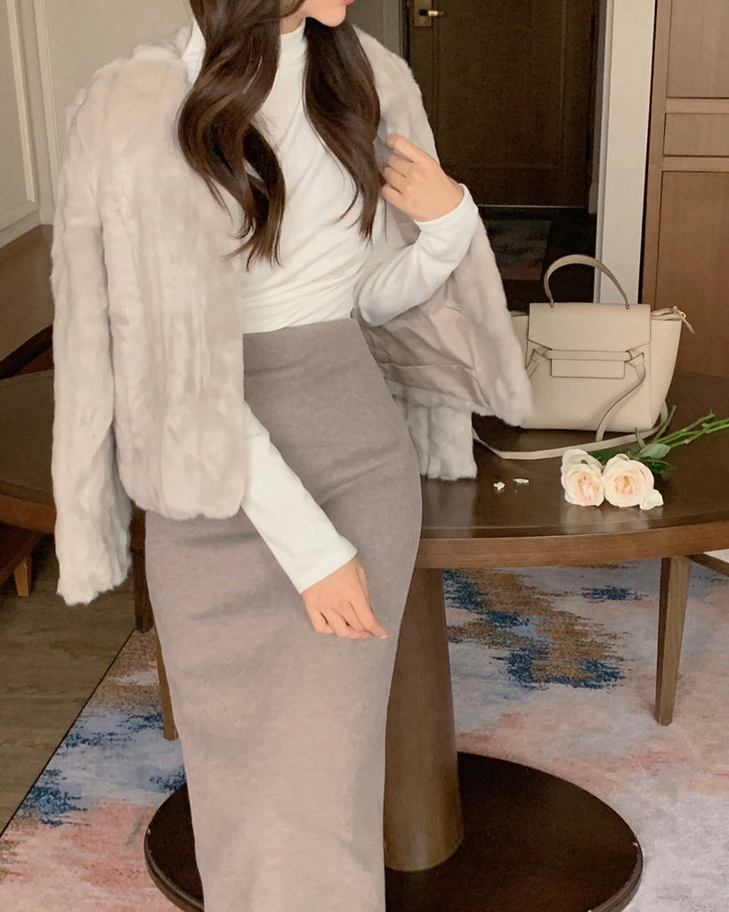 [🍂F/W] Fleece Winter Pleated Tee