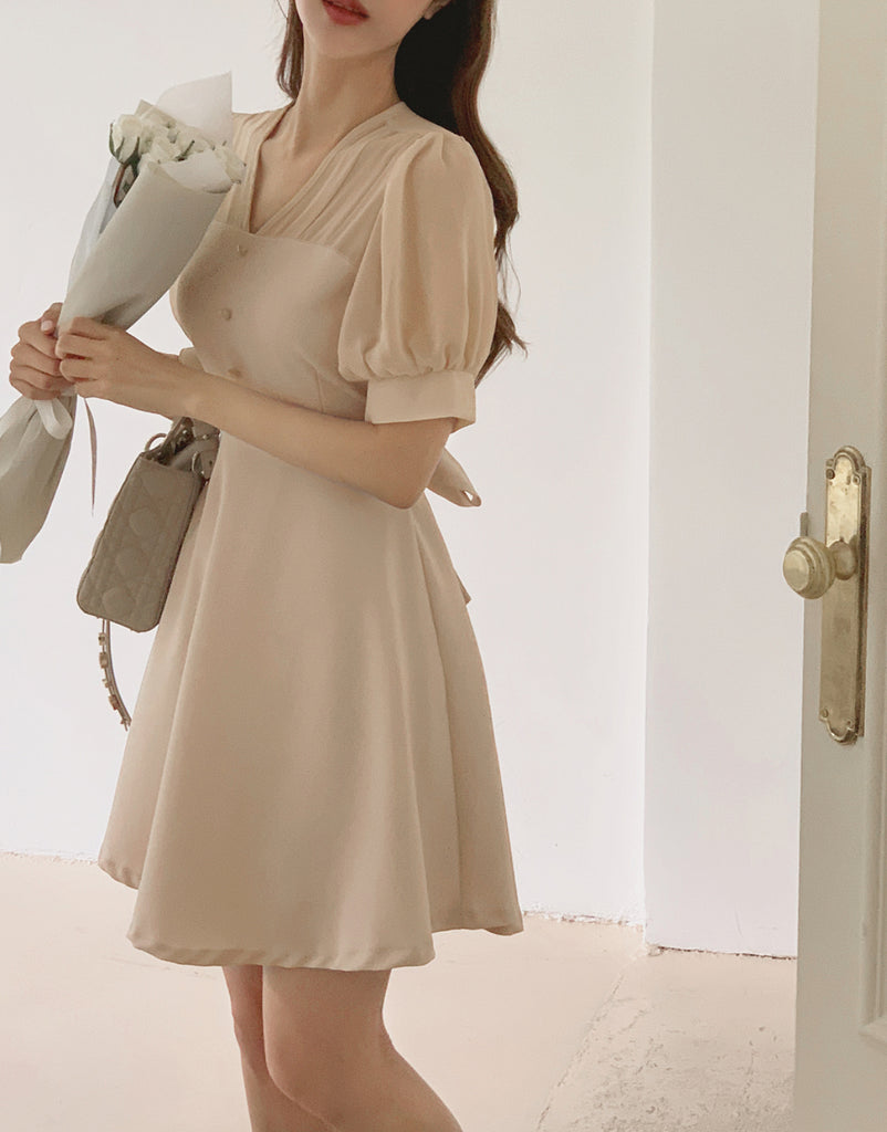 [🕊️SS] Feminine Chiffon Mini Dress