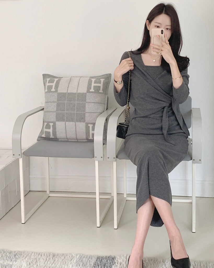 [🍂F/W] Golji Rib Wrap Top