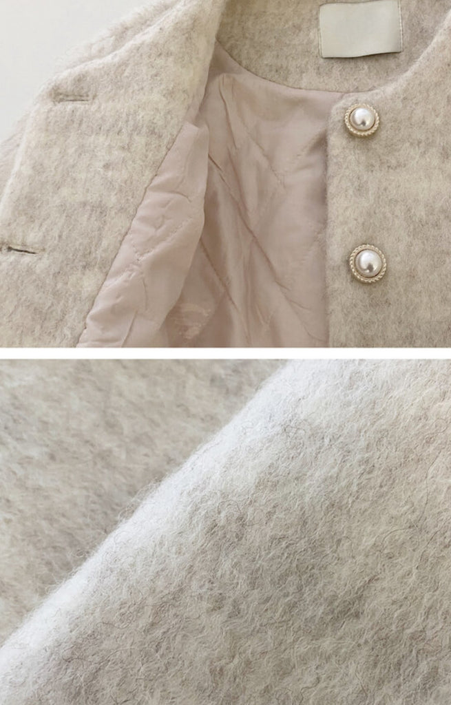 [🍂F/W] Fosley 60 Wool Bouclé Fur Jacket