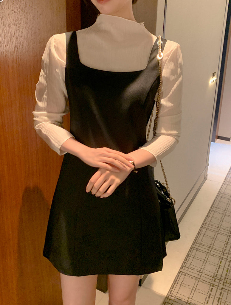 [🍂F/W] Simple Wool Bustier Dress