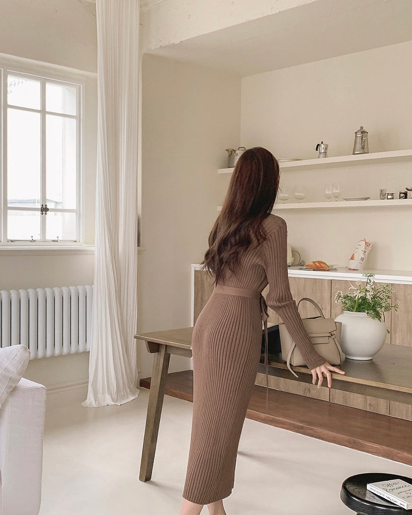 [🍂F/W] Hergé Collar Knit Long OPS