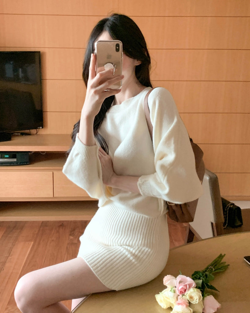 [🍂F/W] Timing Knit Mini Dress