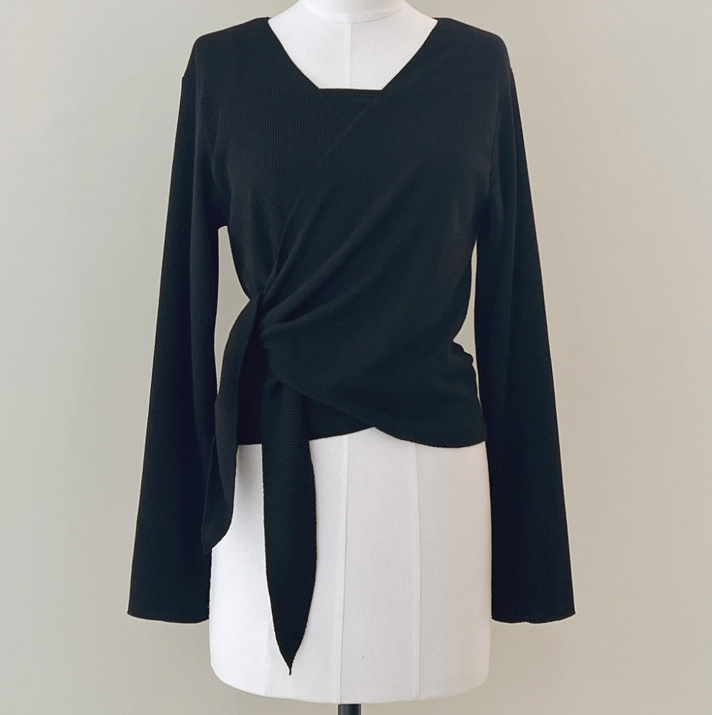 [🍂F/W] Golji Rib Wrap Top