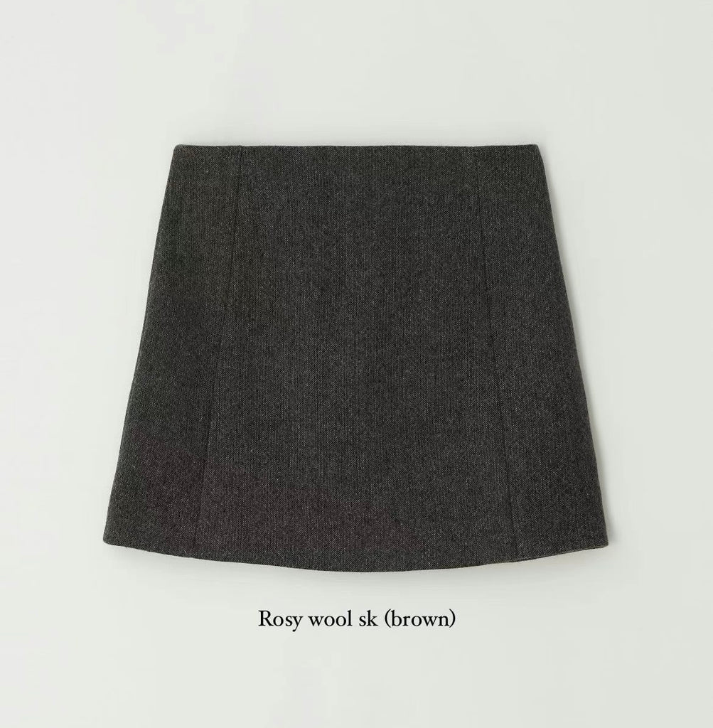 [🍂F/W] Rosy Wool Skirt