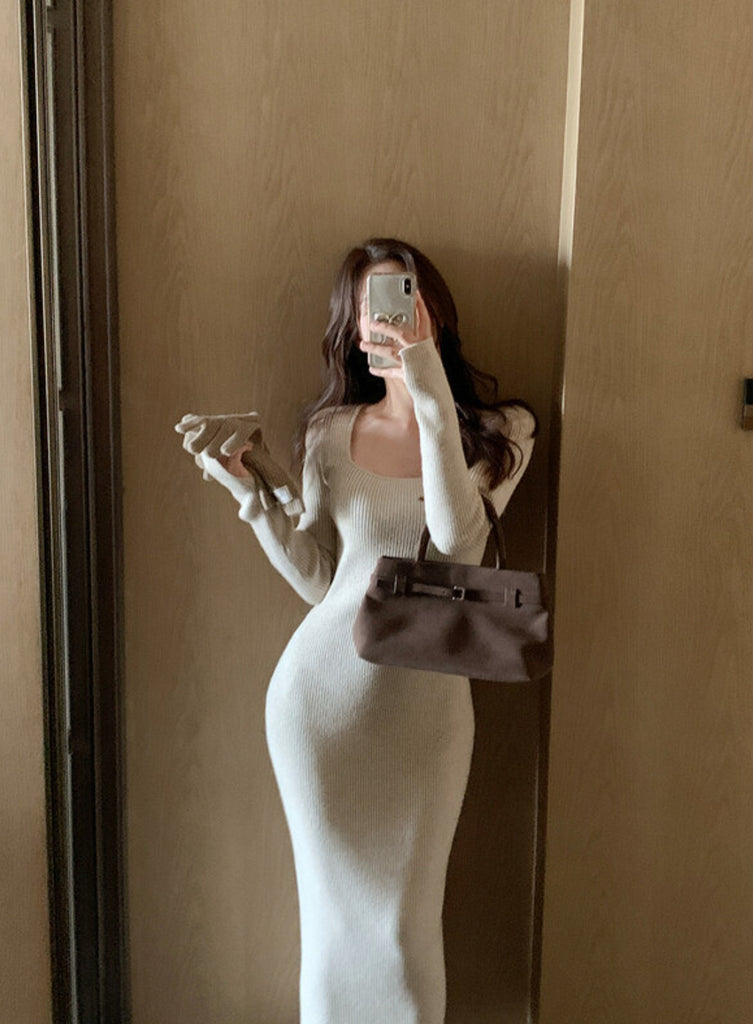 [🍂F/W] High Quality Wool Knit Dress