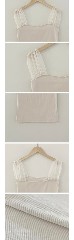 [🌷S/S] Sweetheart Chiffon Vest