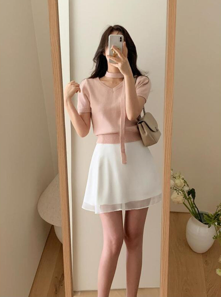 [🕊️SS] My Rose Ballet Chiffon Skirt
