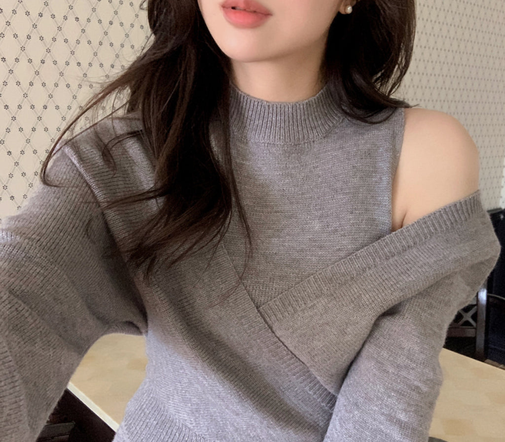 [🍂F/W] Knitted Mini Dress Set