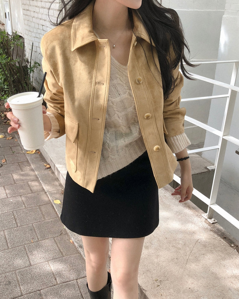 [🍂F/W] Plain V-neck Knit Sweater