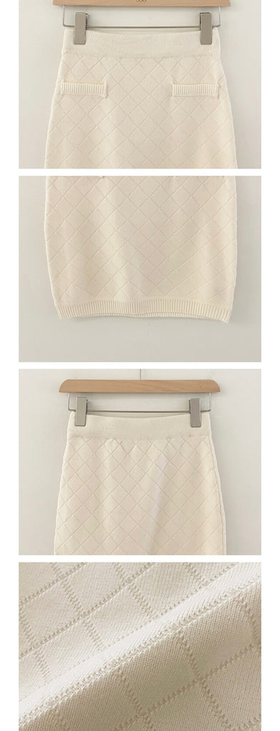 [🌷S/S] Alina Knit Cardigan + Skirt Set
