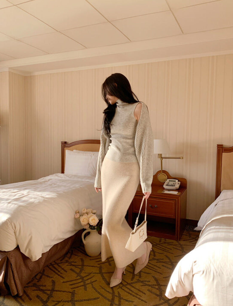 [🍂F/W] Hush Sleeveless & Bolero Cardigan Set