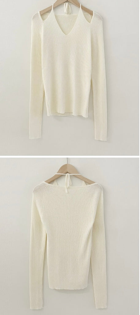 [🍂F/W] Halter Neck Knit Sweater
