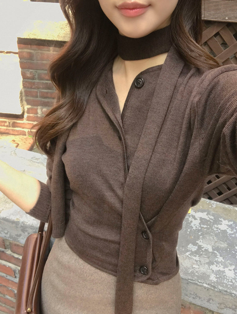 [🍂F/W] Daily Tie Cardigan