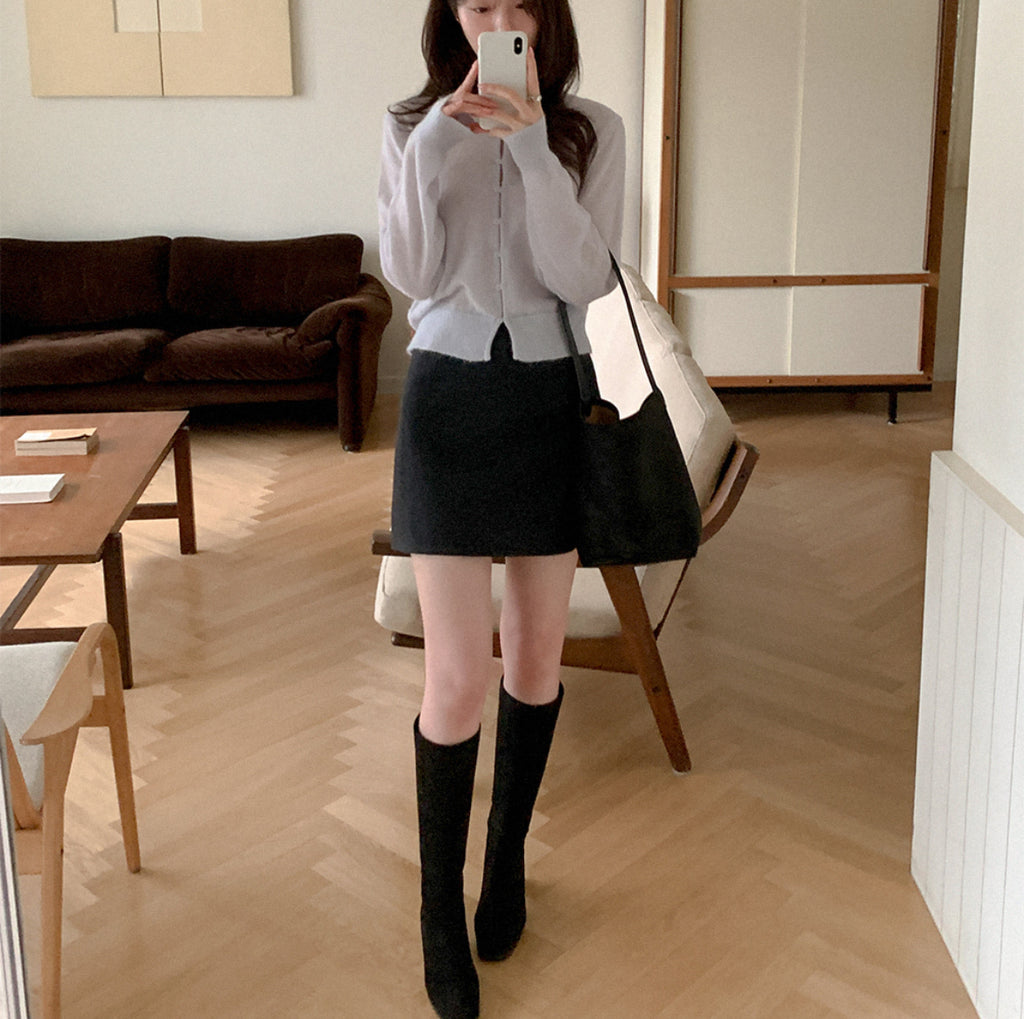 [🍂F/W] Etoile Wool Mini Skirt Premium