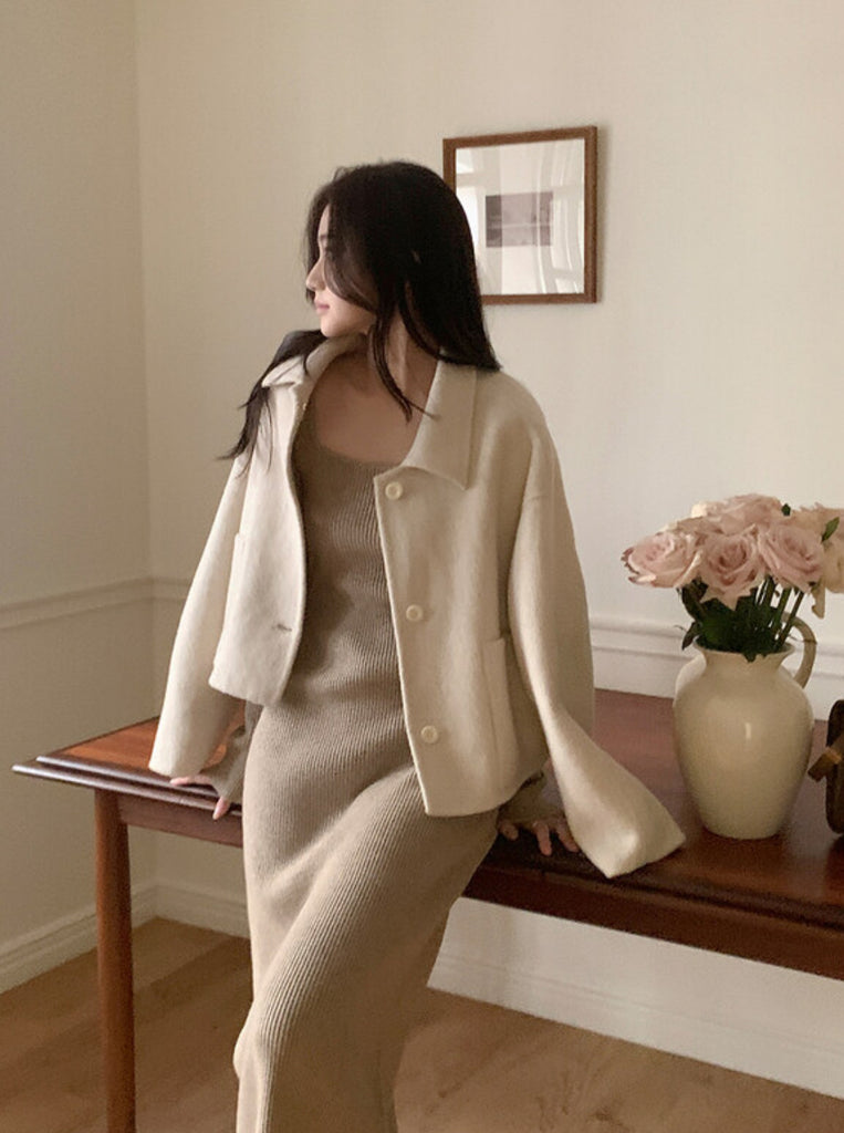 [🍂F/W] High Quality Wool Knit Dress