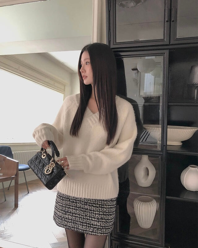 [🍂F/W] Ranita Tweed Mini Skirt