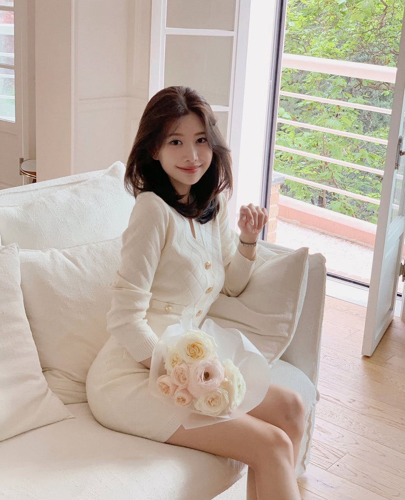 [🌷S/S] Alina Knit Cardigan + Skirt Set