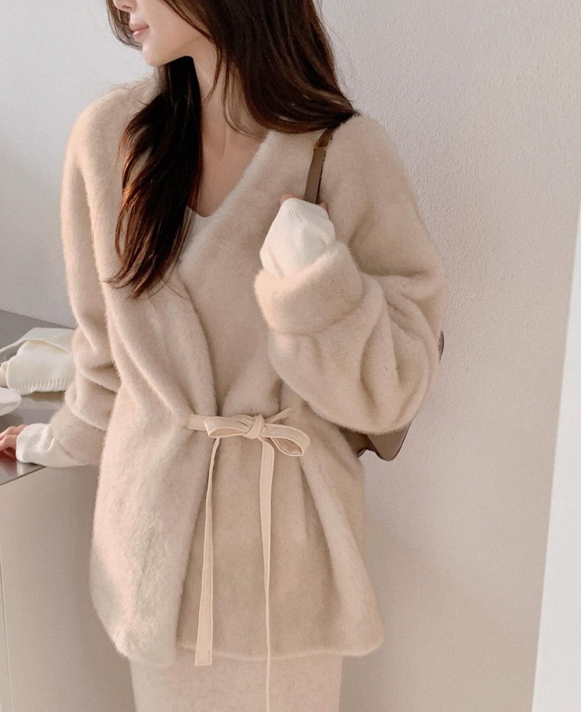 [🍂F/W] Elrose Ribbon Coat