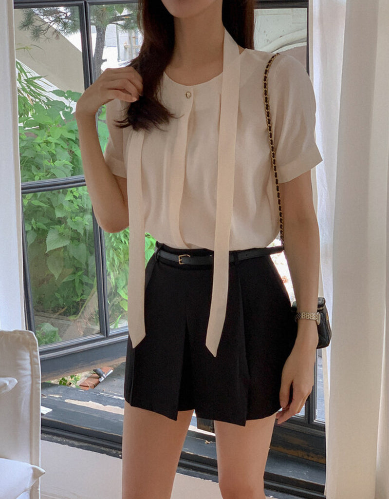 [🕊️SS] Daily Pleated Culottes Shorts