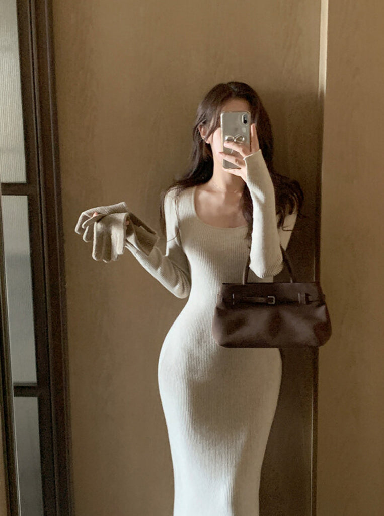 [🍂F/W] High Quality Wool Knit Dress