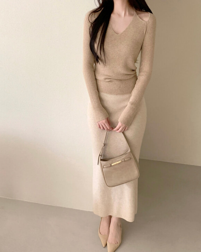 [🍂F/W] Halter Neck Knit Sweater