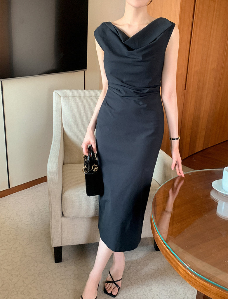 [🌷S/S] Louis Drape Rayon Dress