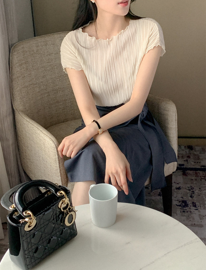 [🌷S/S] Daily Softly Pleated Blouse