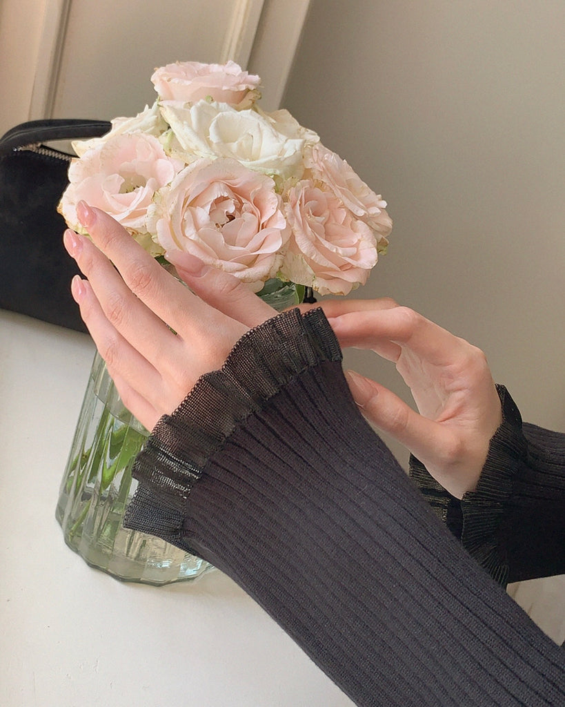 [🍂F/W] Uneven Off-shoulder Knit Dress