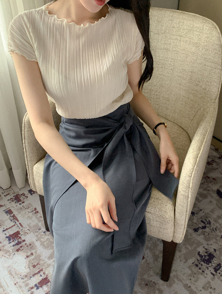 [🌷S/S] Daily Softly Pleated Blouse