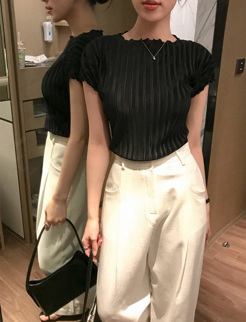 [🌷S/S] Daily Softly Pleated Blouse