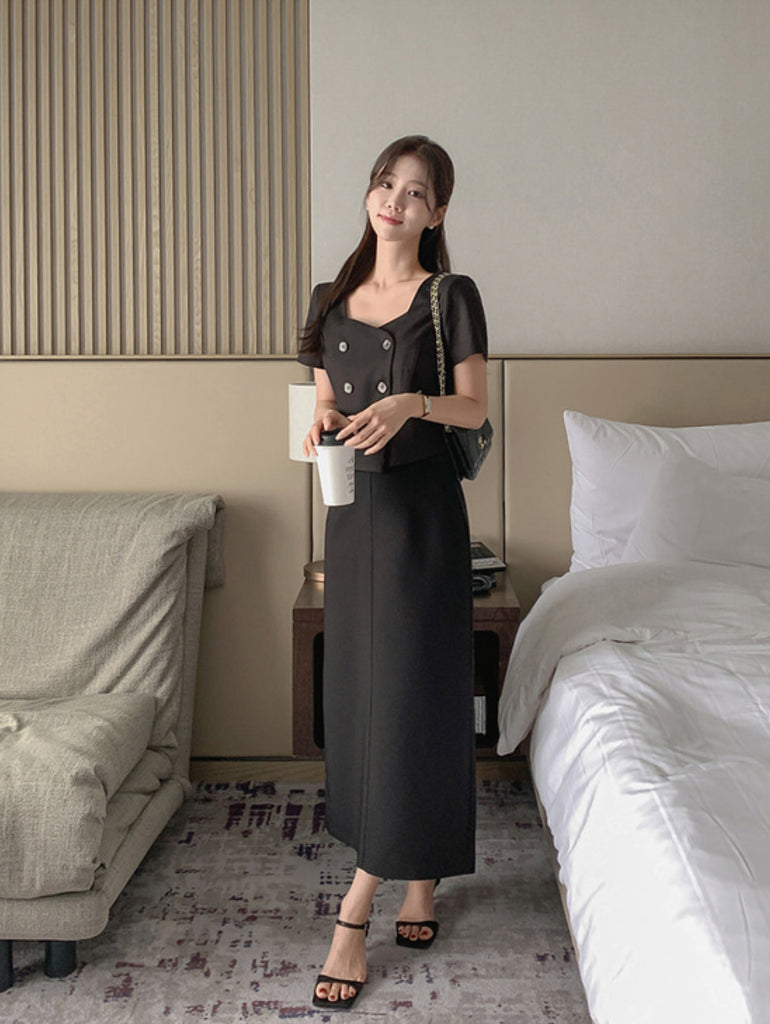 [🕊️SS] Elegance H-line Long Skirt