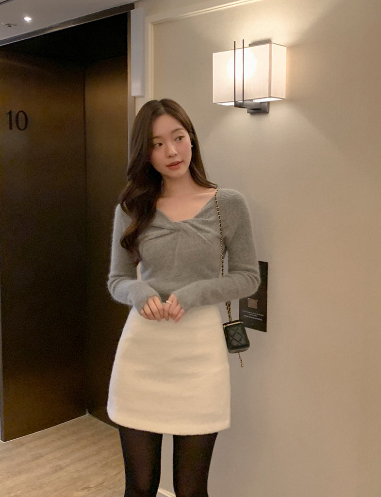 [🍂F/W] Angora Wool Twisted Knit