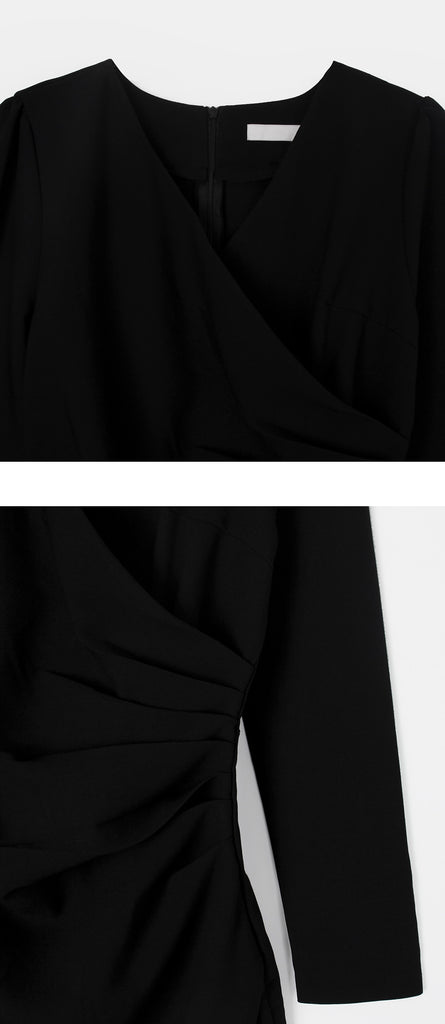 [🍂F/W] Aren Warp Pleated Dress