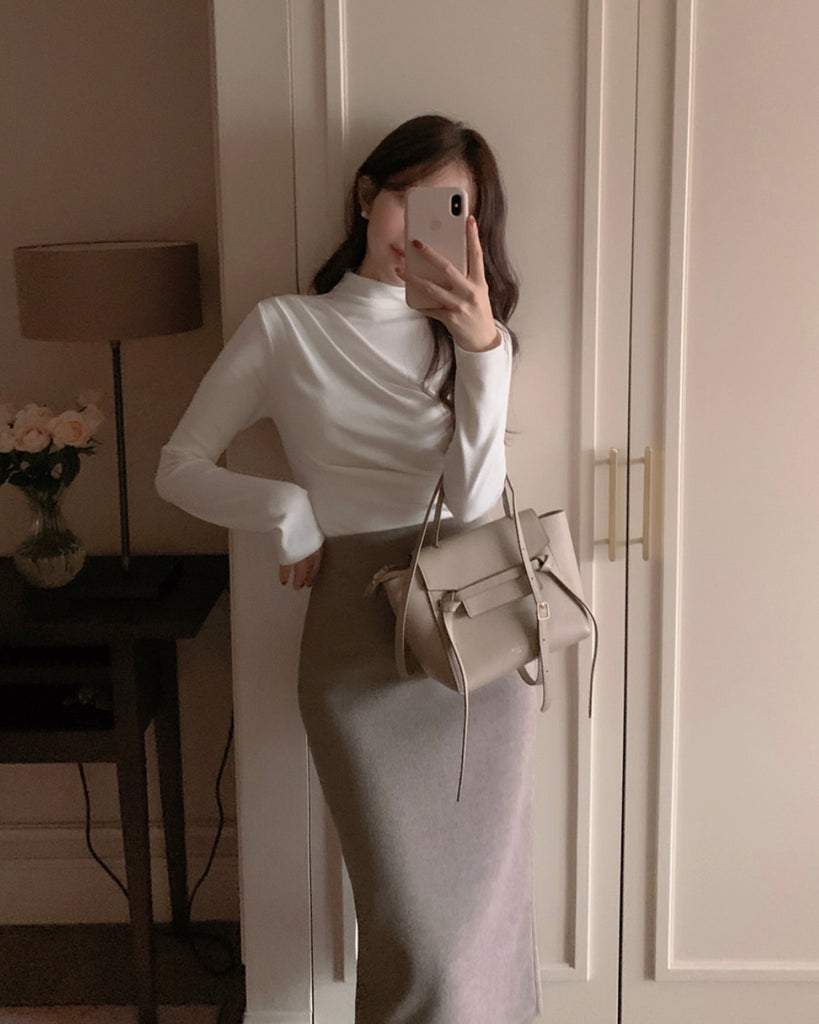 [🍂F/W] Fleece Winter Pleated Tee