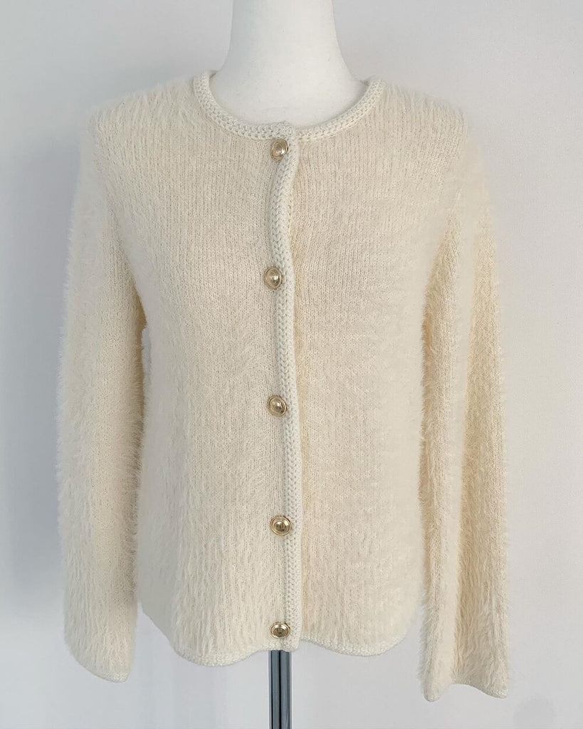 [🍂F/W] Gold Button Wool Cardigan
