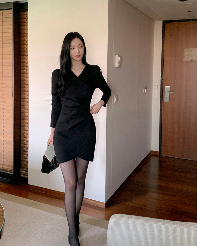 [🍂F/W] Aren Warp Pleated Dress