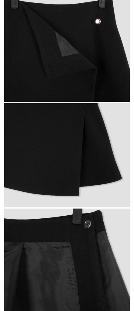 [🍂F/W] Golden Wool Warp Mini Skirt