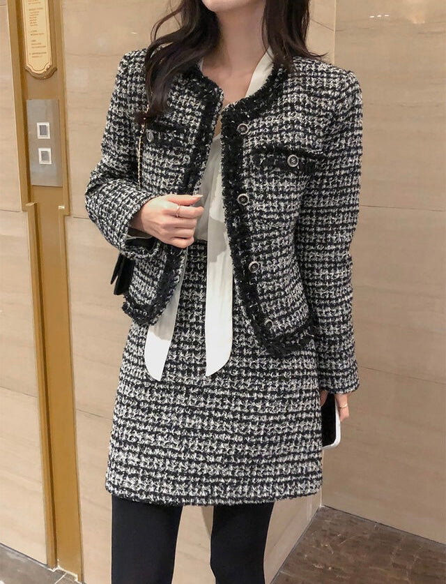 [🍂F/W] Ranita Tweed Mini Skirt