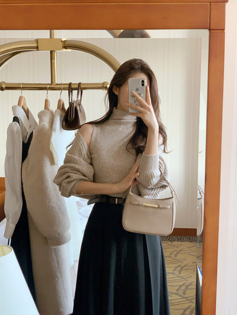 [🍂F/W] Hush Sleeveless & Bolero Cardigan Set