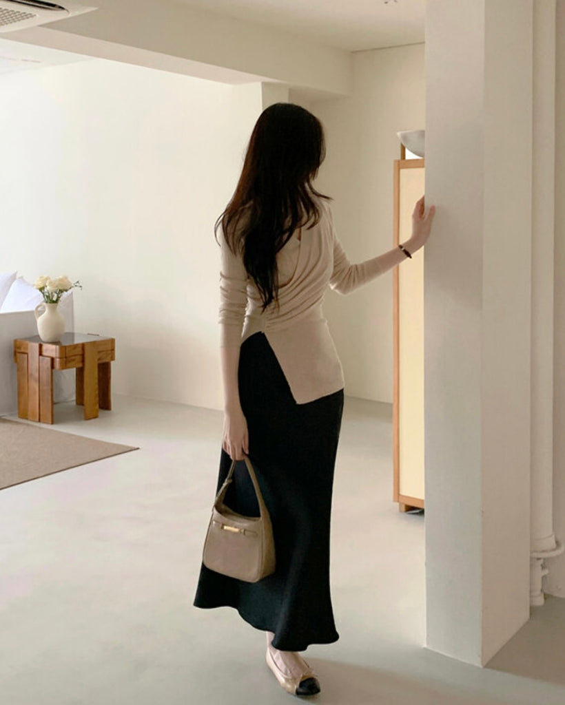 [🍂F/W] Rendezvous Mermaid Satin Skirt