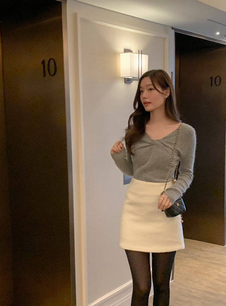 [🍂F/W] Angora Wool Twisted Knit