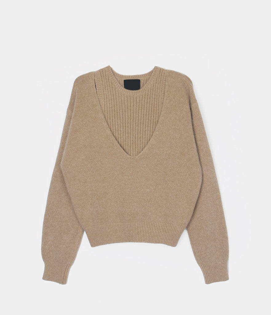 [🍂F/W] Harry Angora Layered Sweater