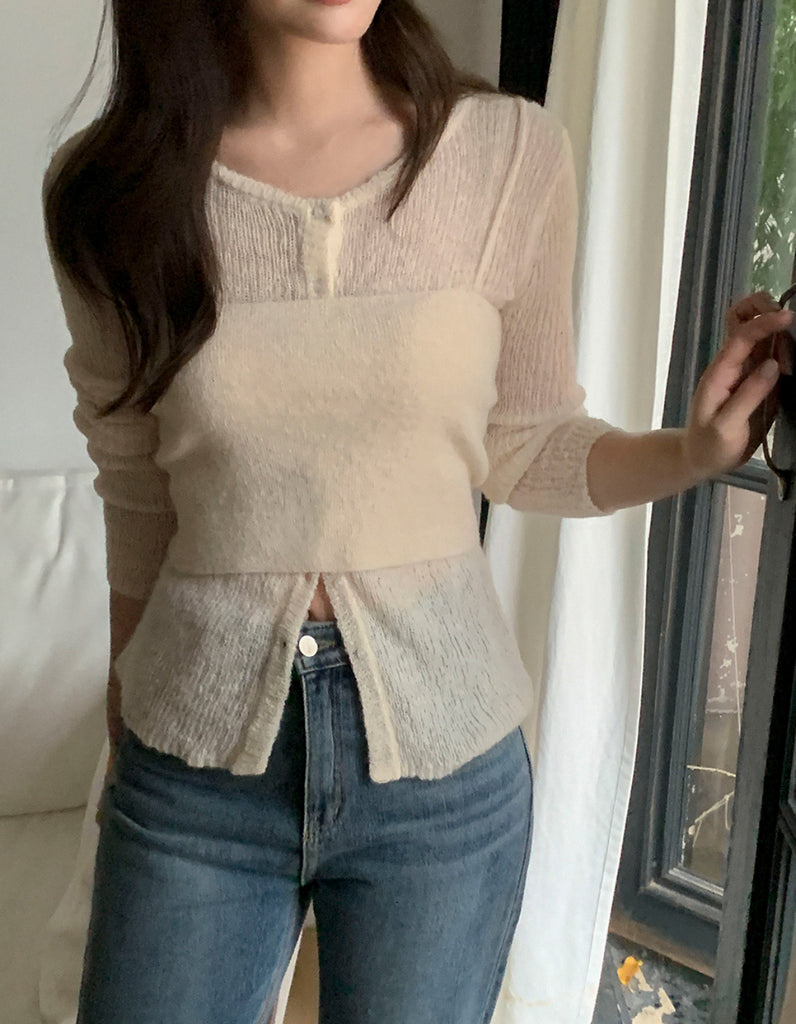 [🍂F/W] Daily Wool Vest Cardigan Set