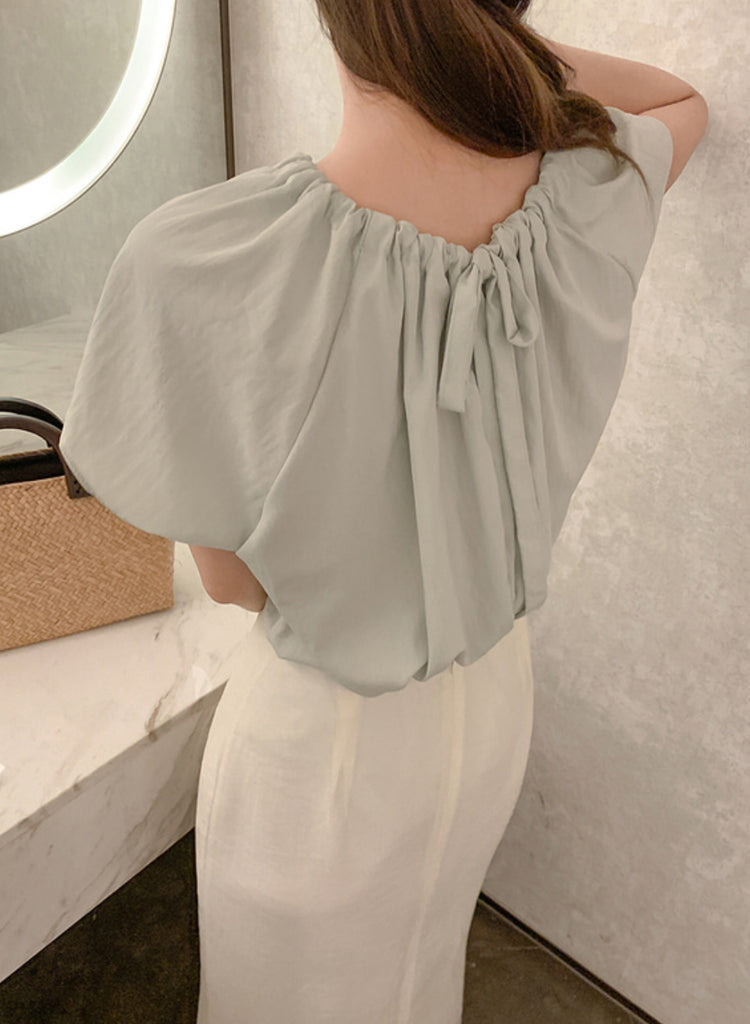 [🕊️SS] Lovely Two-way Ribbon Blouse