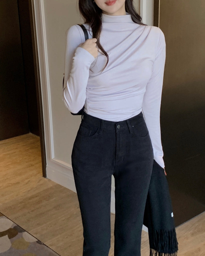 [🍂F/W] Fleece Winter Pleated Tee