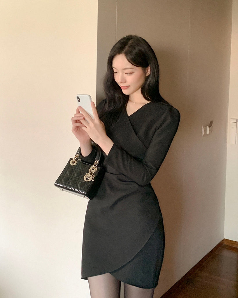 [🍂F/W] Aren Warp Pleated Dress