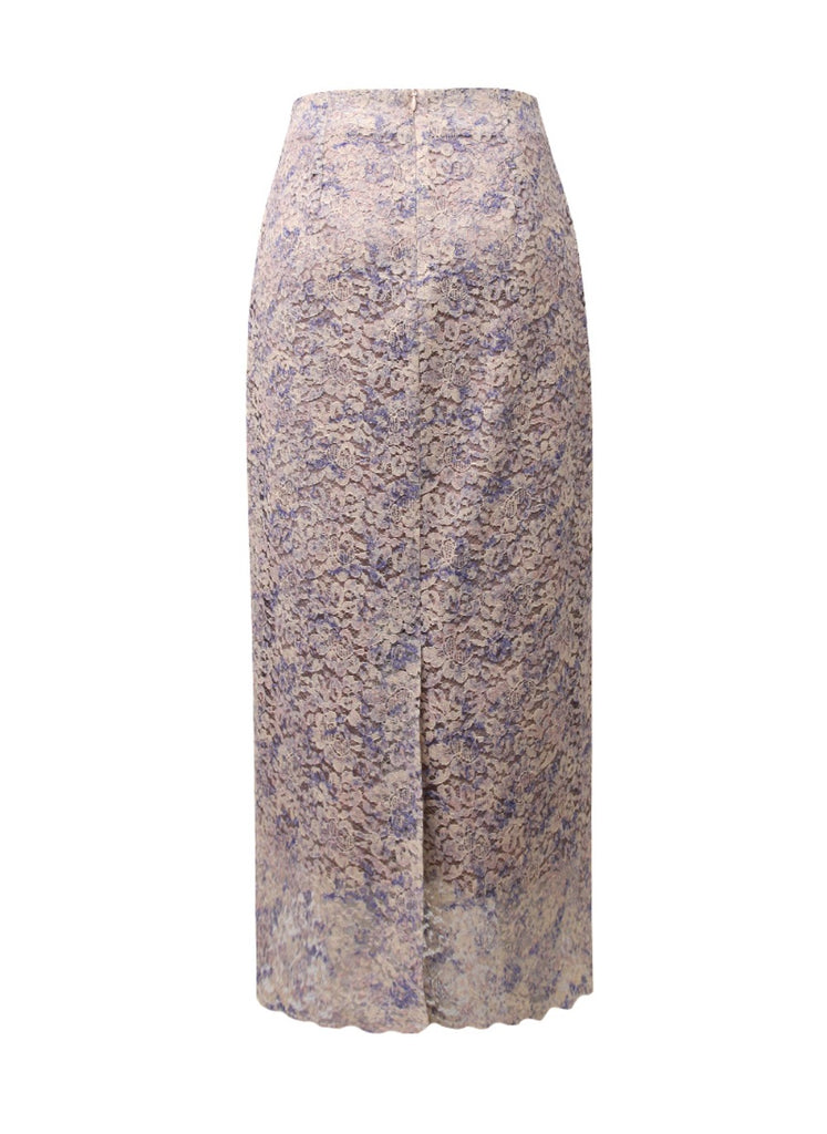 [🍂F/W] Simple Lace H-line Long Skirt