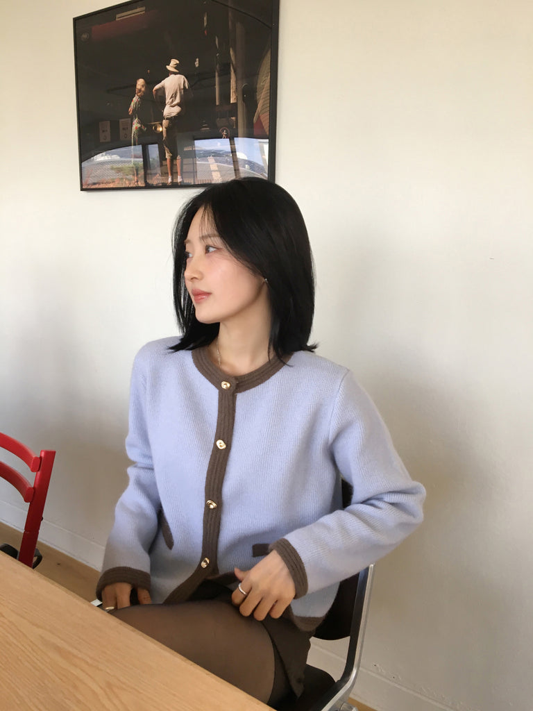 [🍂F/W] Angora Wool Knit Cardigan