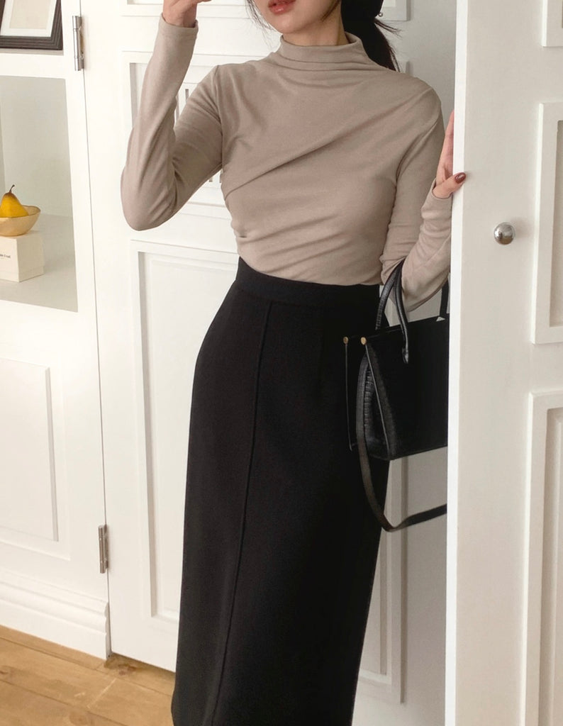 [🍂F/W] Fleece Winter Pleated Tee